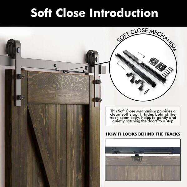 HOMACER XT4 40 in. x 80 in. C-Panel Ebony Slanted Stripe HOMACER XT4 40 in. x 80 in. C-Panel Ebony Slanted Stripe