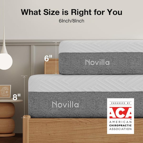 Cooling Full Medium Cooling Gel Memory Foam 6 in. Mattress, Bed in a Box, Breathable and Hypoallergenic