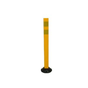 36 in. Repo Post Workzone Yellow Delineator Post and Base