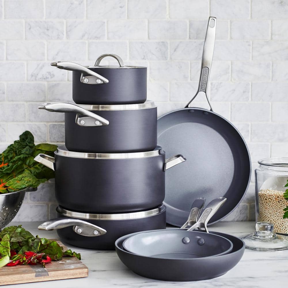 GreenPan Paris Pro 11-Piece Hard Anodized Non-Stick Cookware Set
