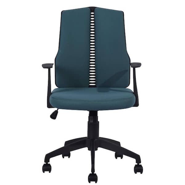Spaco Navy Blue Writing Desk Chair with Breathable Mesh Back