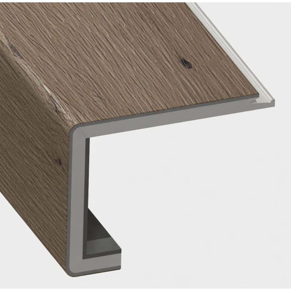 Briar 2-3/8 in. Thick x 4 in. Width x 60 in. Length Rigid Core Square Stair Nose Vinyl Molding price history on PriceWatchPro