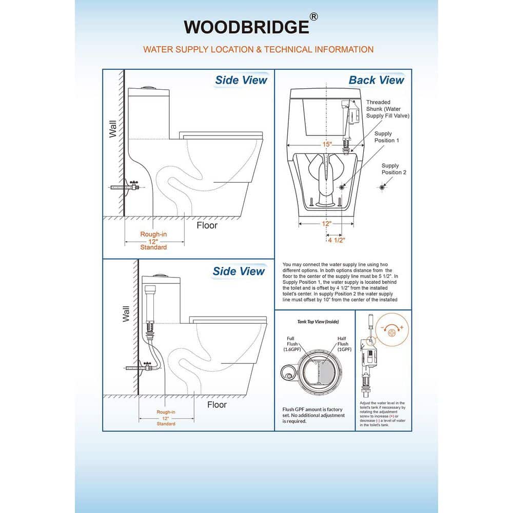 Elongated Wall Mounted Dual Flush High Efficiency Toilet