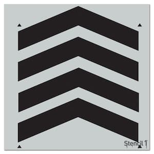 Chevron Full Repeat Pattern Stencil