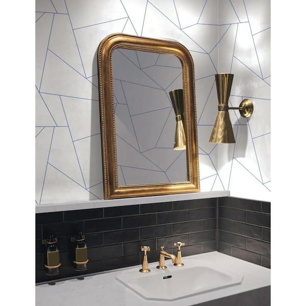 34.17 sq. ft. Fractured Prism Peel and Stick Wallpaper