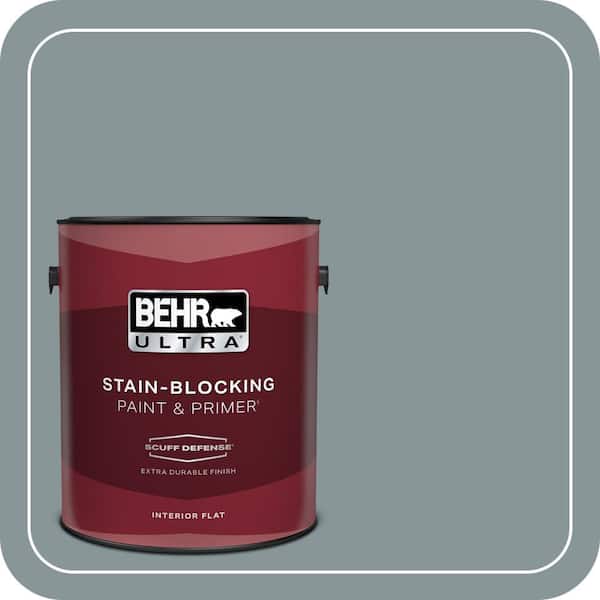 BEHR ULTRA 1 gal. #PPU12-15 Atmospheric Extra Durable Flat Interior Paint & Primer
