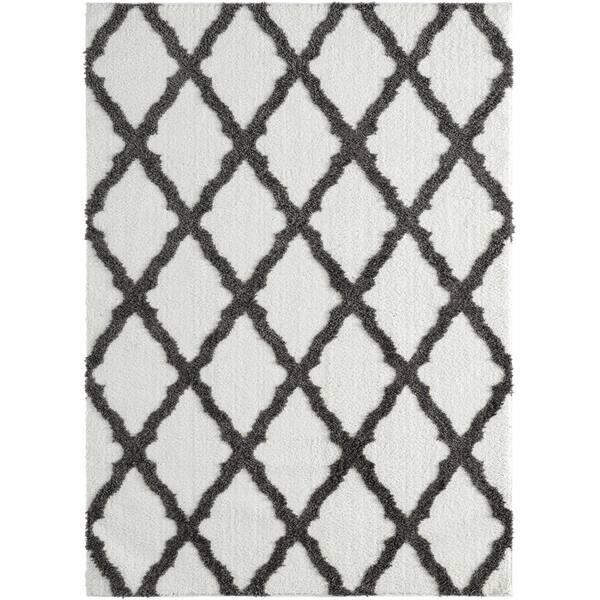 United Weavers Mellow Magnolia Charcoal 12 ft. 6 in. x 15 ft. Area Rug