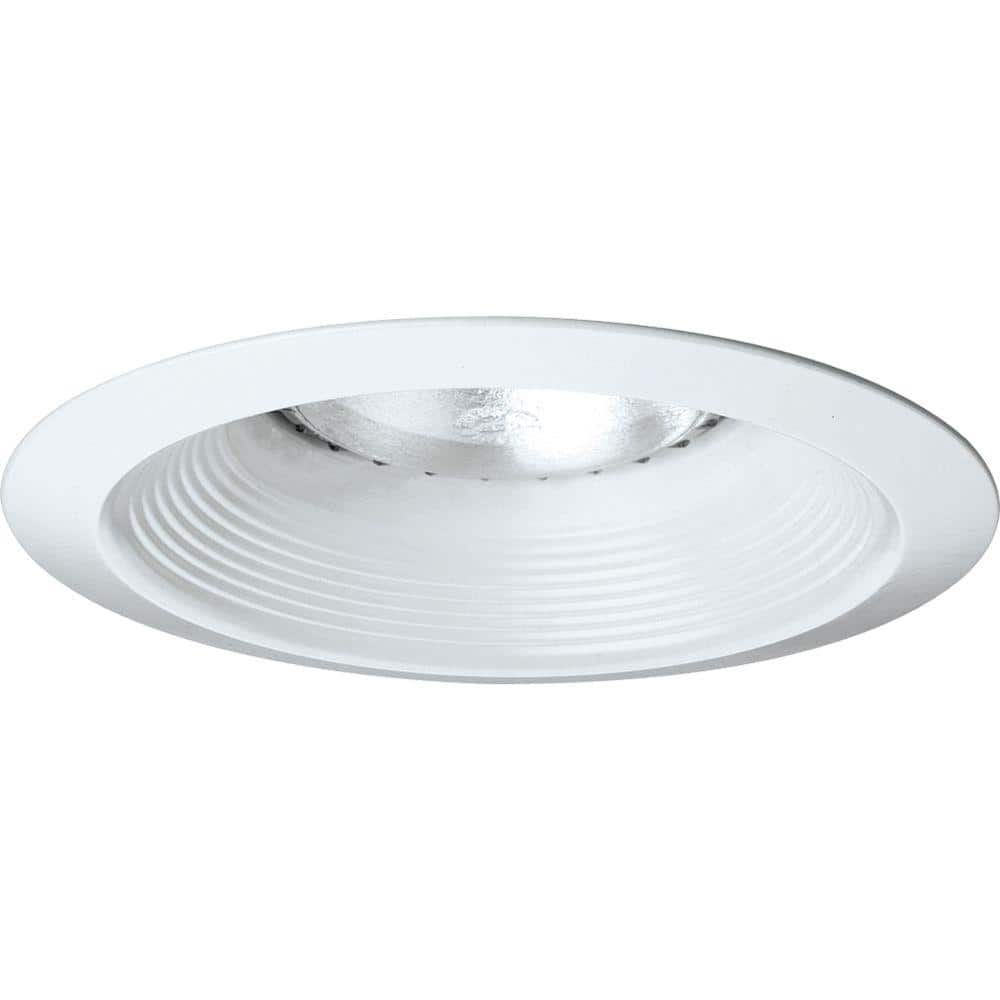 6 in. White Recessed Baffle Trim