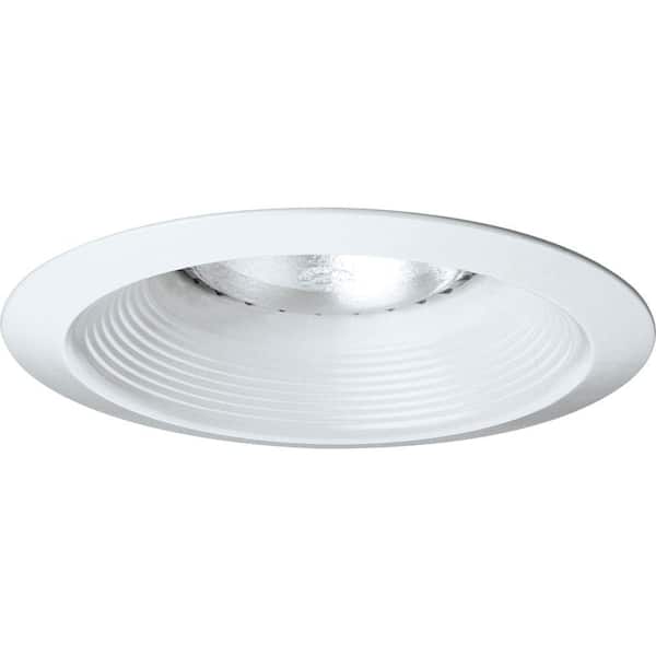 6 in. White Recessed Baffle Trim