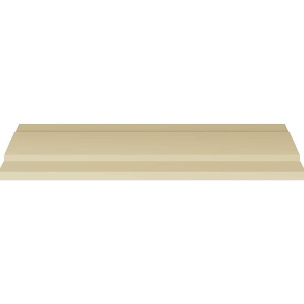 White Polyurethane Bulwark Dentil and Rope Crown Moulding