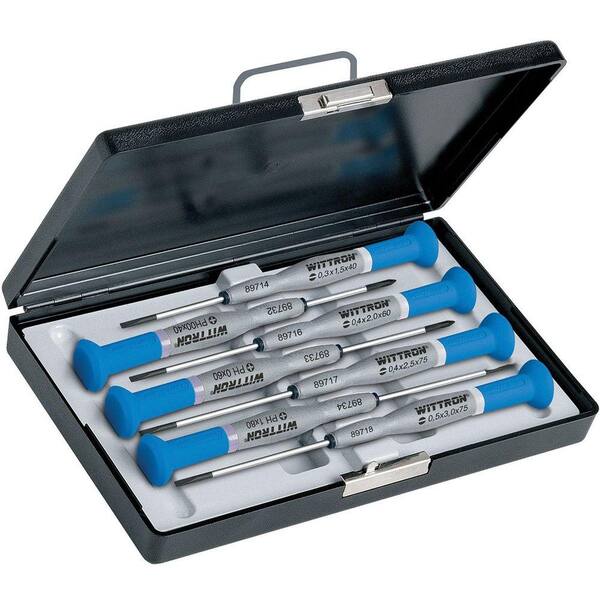 WITTE Wittron Slotted and Phillips Set with Case (7-Piece)