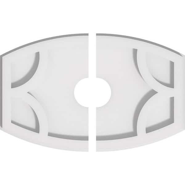 Ekena Millwork 1 in. x 12 in. x 8 in PVC Medallion Moulding