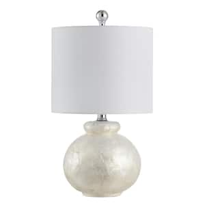 Ivy 20 in. Ivory Table Lamp with White Shade