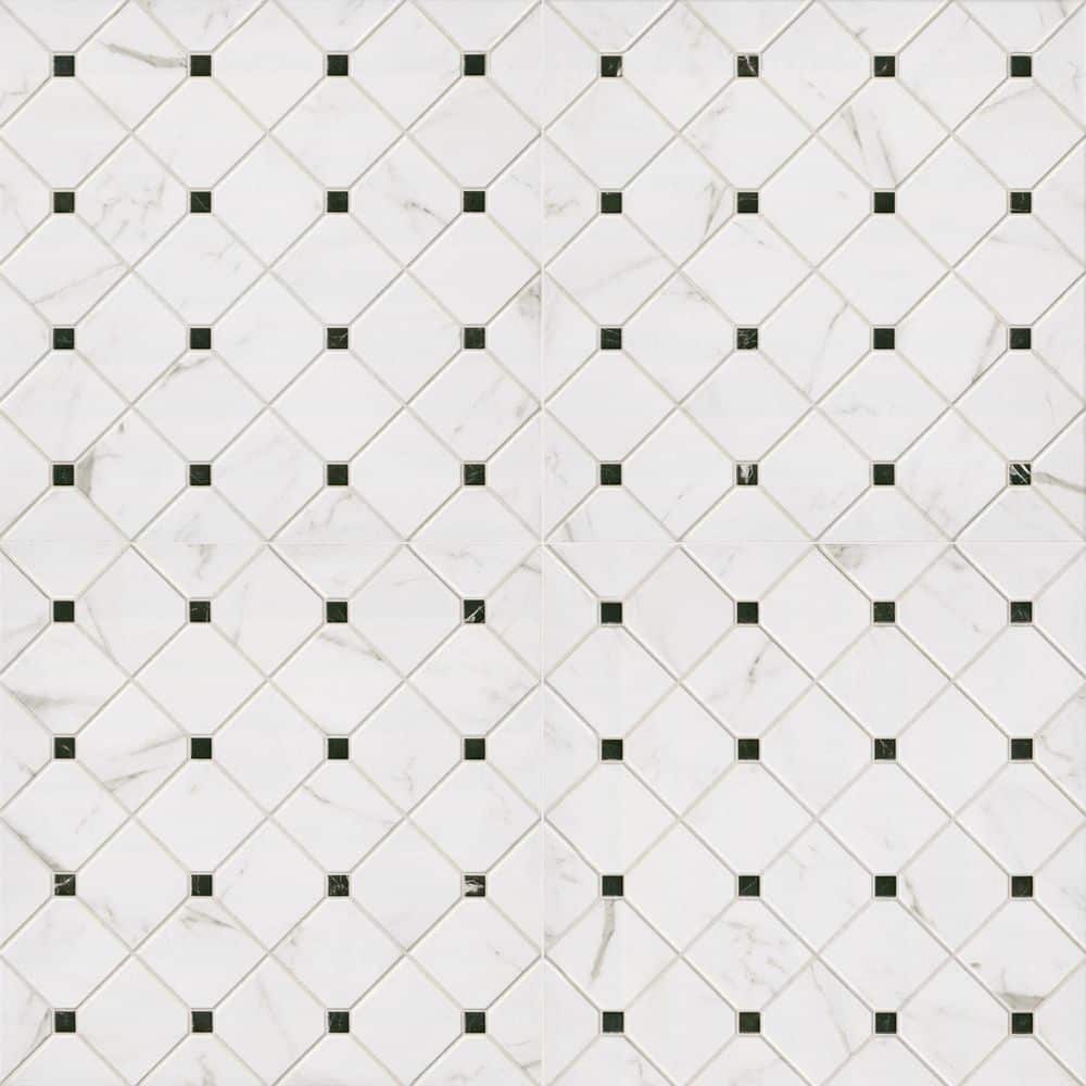 Take Home Tile Sample-Caela Brianzi 4 in. x 4 in. Matte Porcelain Marble Look Floor and Wall Tile price history on PriceWatchPro