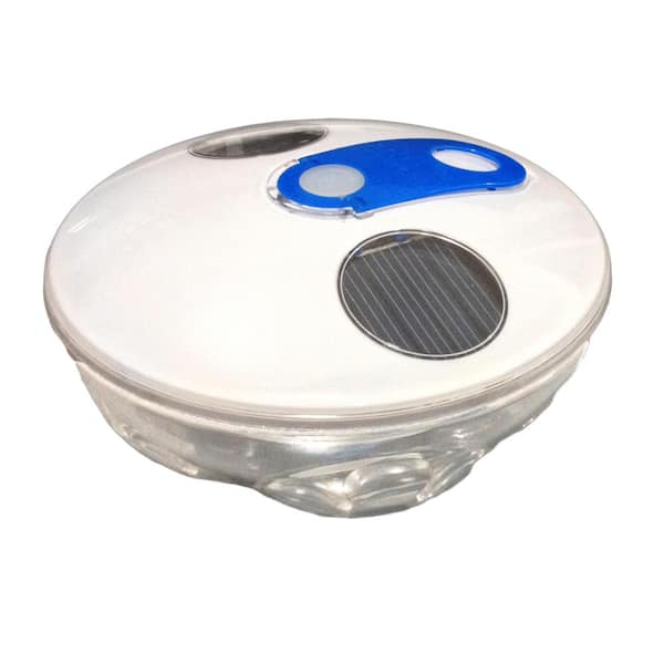 Blue Wave Solar Underwater Light Show Floating Pool Light