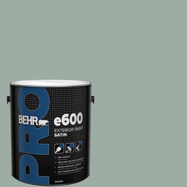 BEHR PRO 1 gal. #N420-3 Misty Moss Satin Exterior Paint