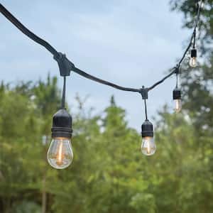 6-Light 12 ft. Indoor/Outdoor Plug-In LED S14 Flame Effect String Light Set