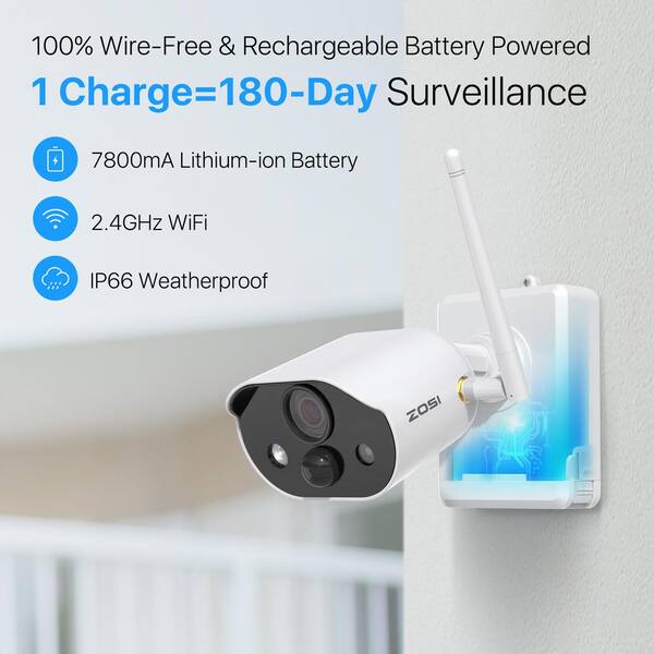 battery operated outdoor security camera without wifi