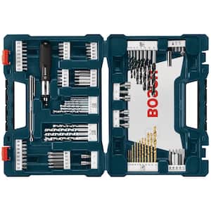 High Speed Steel Drilling and Driving Mixed Bit Set (91-Piece)