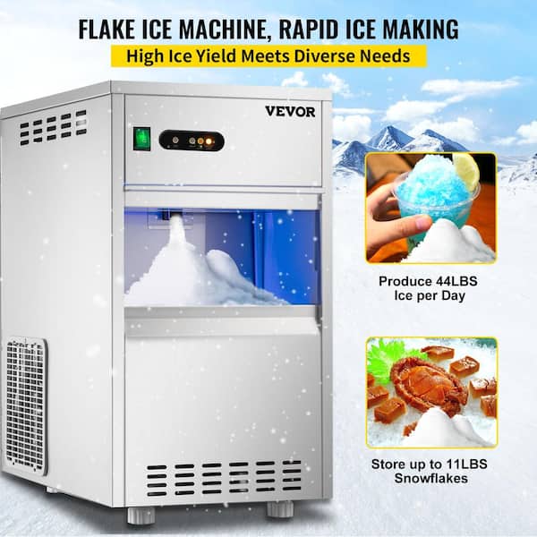 300kg No Noise Automatic Commercial Freezers Crushed Ice Machine Ice Pop  Maker Factory with Water Filter - China Flake Ice Machine, Chips Ice  Machine