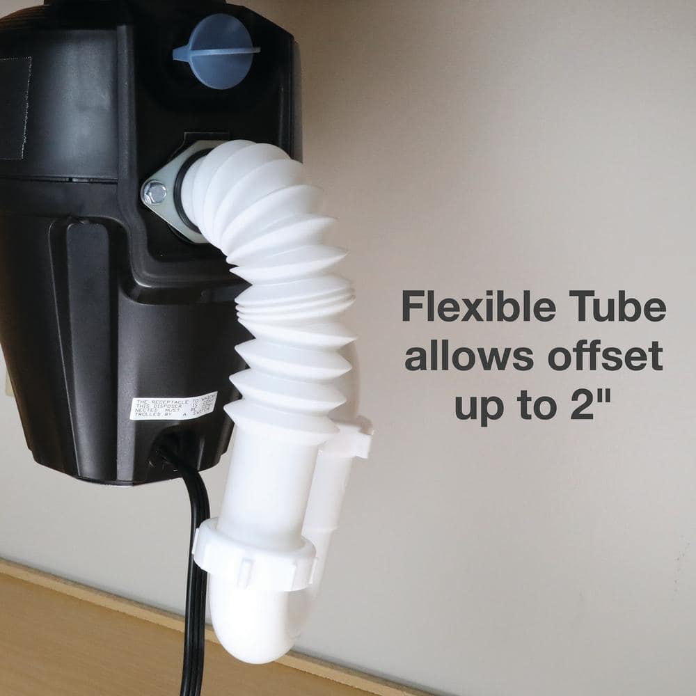 Universal White Flexible Garbage Disposal Discharge Tube