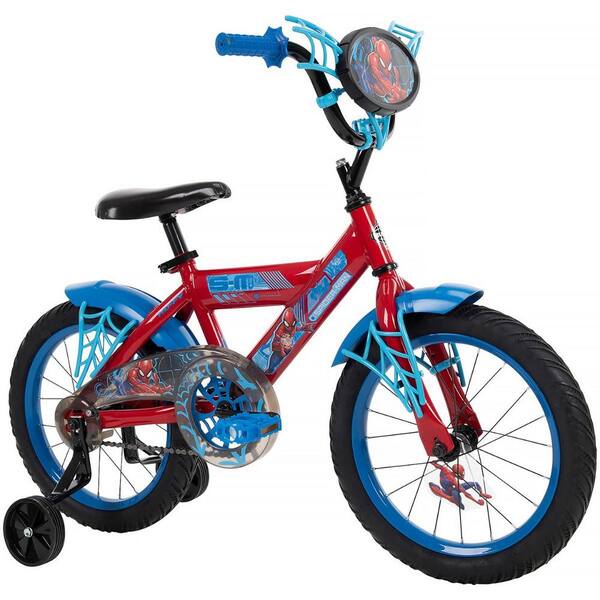 Boys Bicycle 12 Inch Huffy Marvel Spider Man Bike For Kids 3-5 yrs Best Gift NEW 