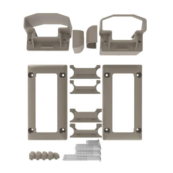 RDI Original Rail Earth Stair Mounting 2.75 in. Bracket Kit (2-Pair)