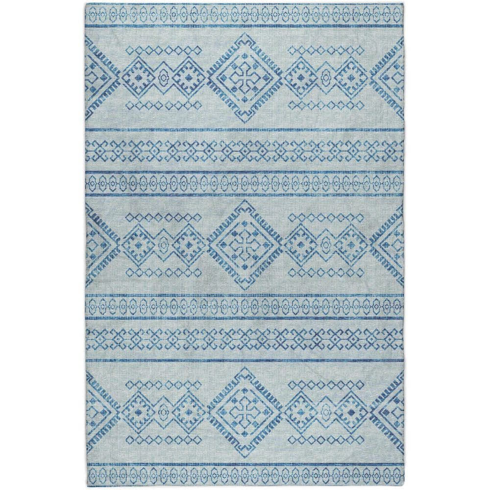 Dream Shag Premium Machine Washable Abstract ADS120 Blue 10 ft. x 14 ft. Area Rug price history on PriceWatchPro
