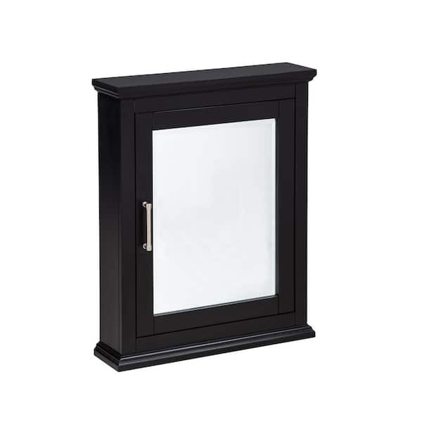 Linon Home Decor Tempe 23.63 in. W x 30.13 in. H Rectangular MDF Medicine Cabinet with Mirror