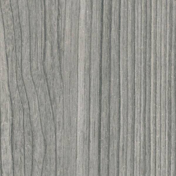 TopTile Castle Gray Woodgrain Ceiling and Wall Plank - 5 in. x 7.75 in. Take Home Sample