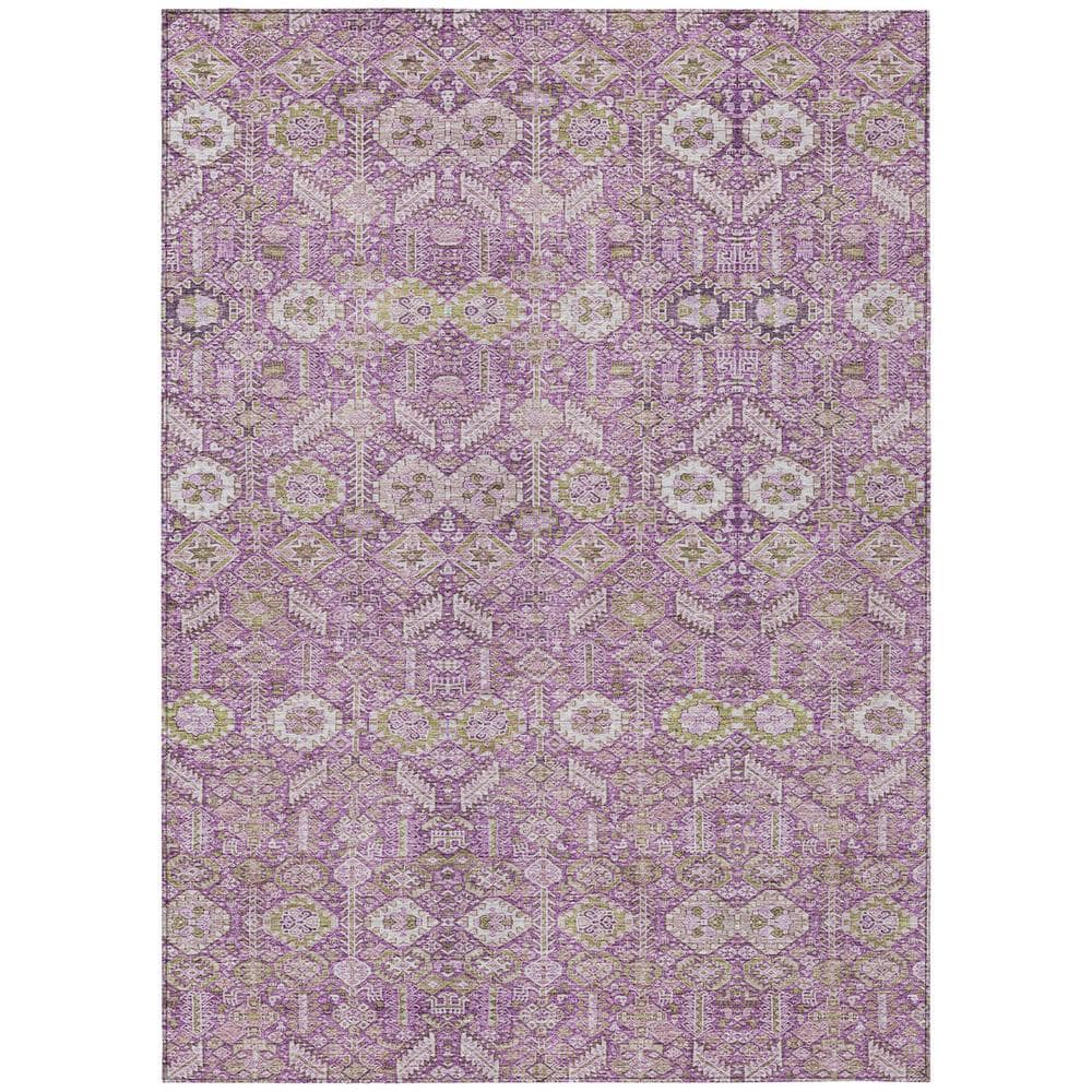 Chantille ACN574 Lavender 2 ft. 6 in. x 3 ft. 10 in. Machine Washable Indoor/Outdoor Geometric Area Rug price history on PriceWatchPro