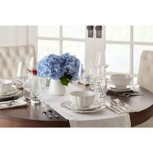 Aubrey 16-Piece Ivory Stoneware Dinnerware Set (Service for 4)