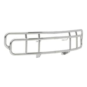 1-1/2-Inch Polished Stainless Steel Grille Guard, No-Drill, Select Hummer H2