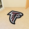 Fanmats 29197 Atlanta Braves 30 x 32.6 Nylon Face Mascot Floor Mat