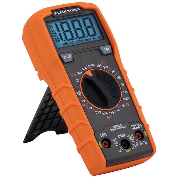 Klein Tools - 600-Volt Digital Multi-Meter, Manual-Ranging