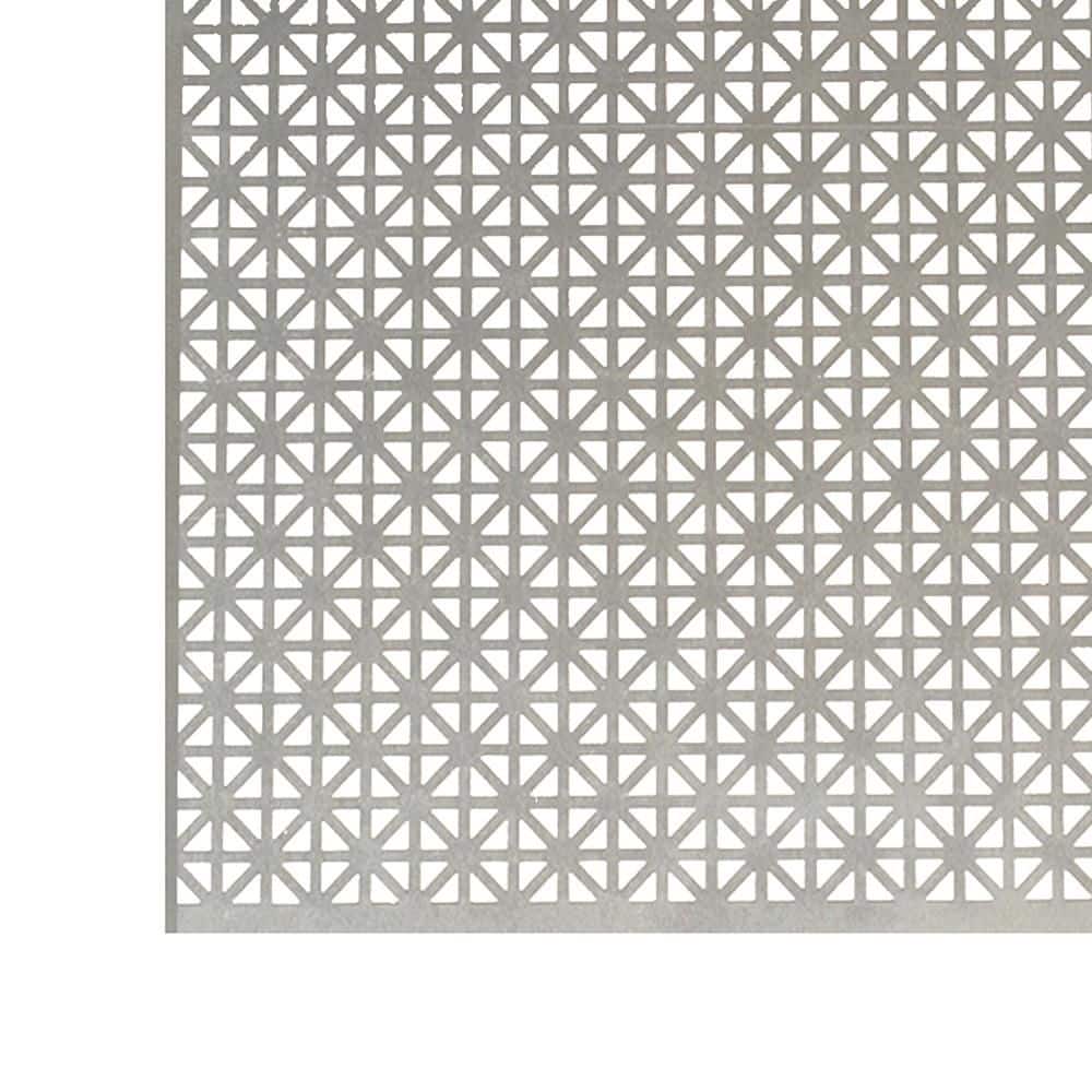 24" x 12" Silver Aluminum Union Jack Decorative Sheet