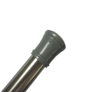 Minial 72 in. Carbon Steel Tension Shower Rod in Brushed Nickel