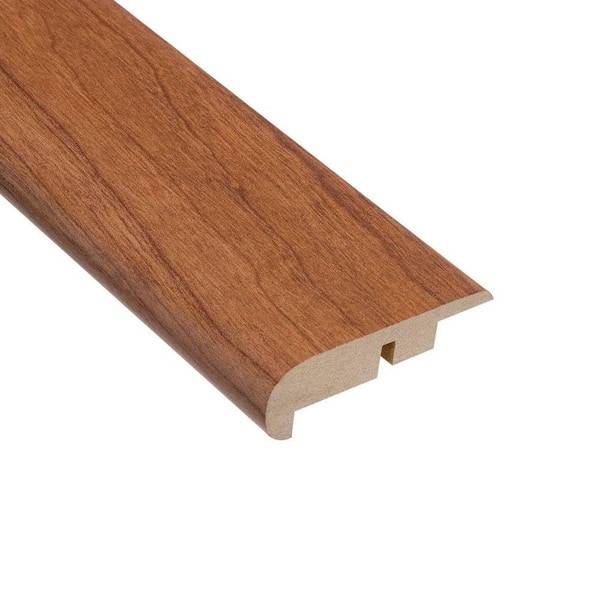 HOMELEGEND Canyon Cherry 7/16 in. Thick x 2-1/4 in. Wide x 94 in. Length Laminate Stairnose Molding