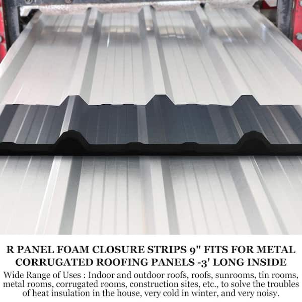 Foam Sealer Strip for R-Panel Foam Closure - EVA Foam Closure and Eave