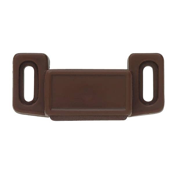 Liberty 2 in. Brown Economy Magnetic Door Catch with Strike
