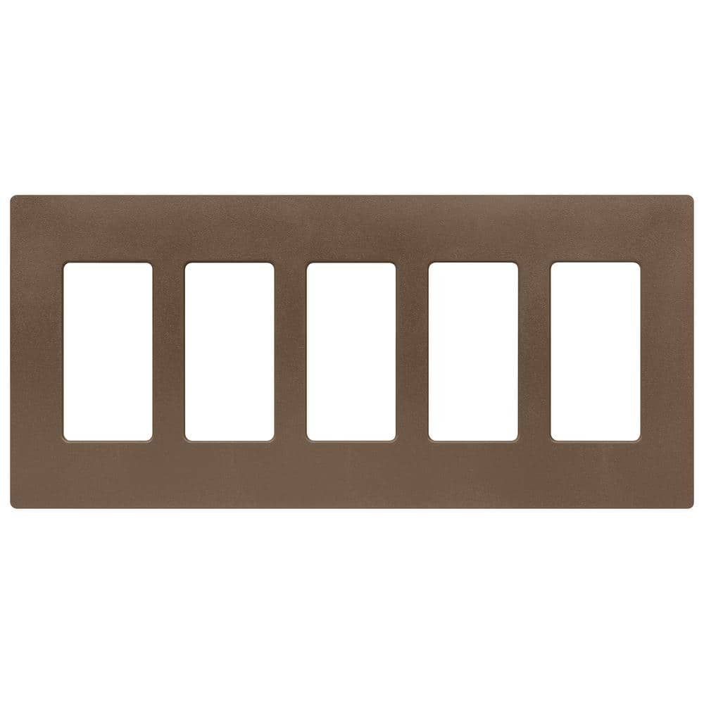 Claro 5 Gang Wall Plate for Decorator/Rocker Switches, Satin, Espresso (SC-5-EP) (1-Pack) price history on PriceWatchPro