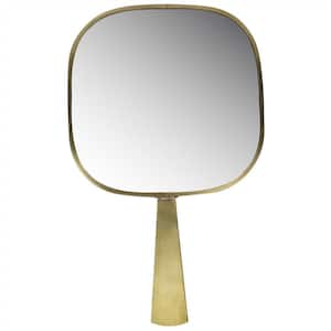 0.25 in. x 10.75 in. Classic Square Framed Gold Vanity Mirror