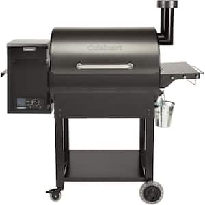 700 sq. in. Deluxe Wood Pellet Grill and Smoker​ in Gray