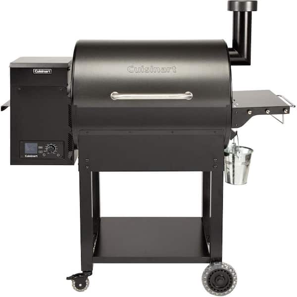 Cuisinart 700 sq. in. Deluxe Wood Pellet Grill and Smoker​ in Gray