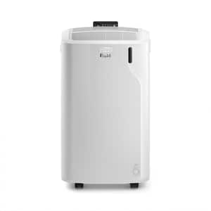 6,000 BTU Portable Air Conditioner Cools 400 Sq. Ft. with 3 Speed Fan, Compact Desgin and Eco Friendly Gas in White