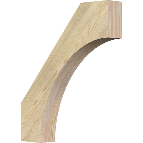 Ekena Millwork 4"W x 22"D x 26"H Westlake Rough Sawn Knee Brace, Douglas Fir