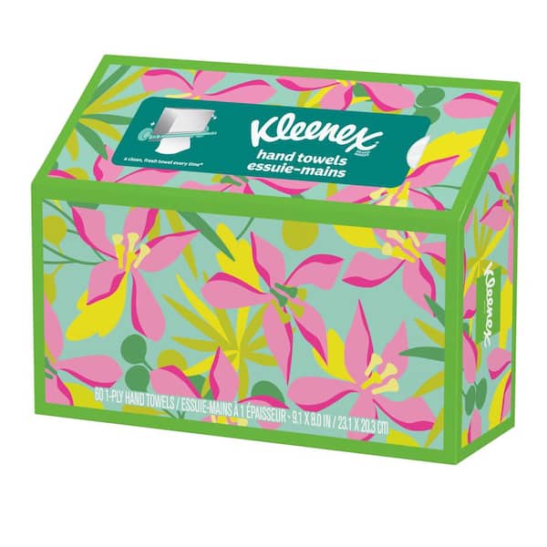 Kleenex Trusted Care Everyday Facial Tissues, 1 Rectangular Box, 190 Tissues
