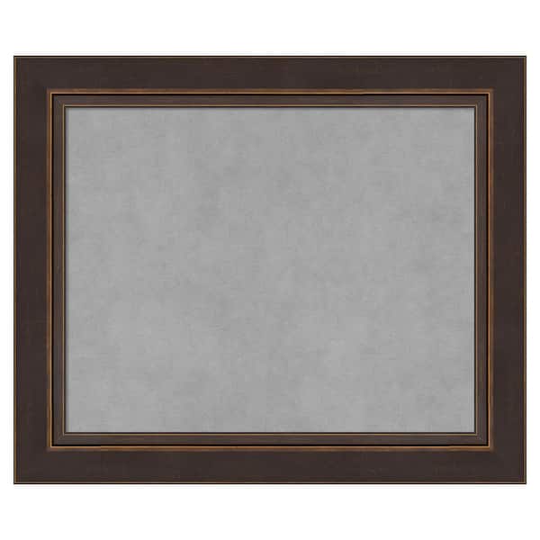 Amanti Art Lara Bronze 24 in. x 20 in. Framed Magnetic Board