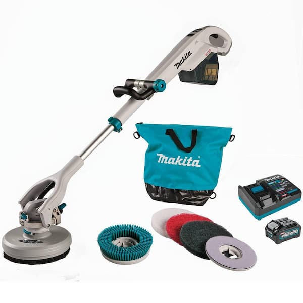 40V max XGT Brushless Cordless Telescoping 8 in. Polisher / Scrubber Kit, 4. 0Ah