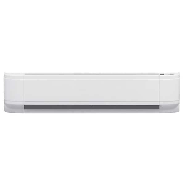 30 in. 240-volt 1,000-watt Compact Electric Baseboard Heater in White with Built-in Electronic Thermostat